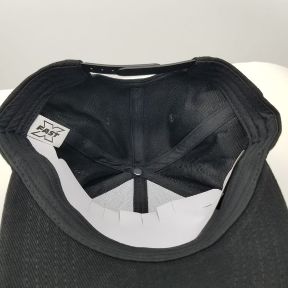 FastX Fast and The Furious Men's Black and White Snapback Hat - Picture 9 of 11